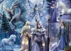Bluebird Puzzle : Anne Stokes - Winter Fantasy (1000)