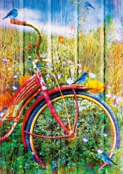 Bluebird Puzzle : Bluebirds on a Bicycle (1000)