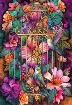 Bluebird Puzzle : Captured Beauty (1000)