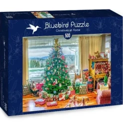 Bluebird Puzzle : Christmas at Home (500)