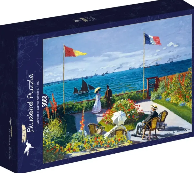 Bluebird Puzzle : Claude Monet - Garden at Sainte-Adresse, 1867 (3000)