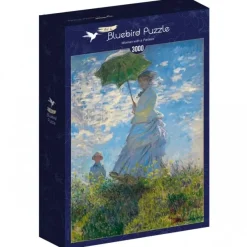 Bluebird Puzzle : Claude Monet - Woman with a Parasol, Madame Monet and Her Son (3000)