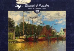 Bluebird Puzzle : Claude Monet - Boats at Zaandam, 1871 (1000)