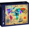 Bluebird Puzzle : Colorful World Map (2000)