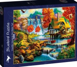 Bluebird Puzzle : Country House by the Water Fall (1000)