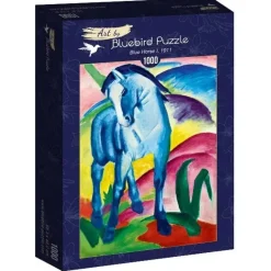 Bluebird Puzzle : Franz Marc - Blue Horse I, 1911 (1000)
