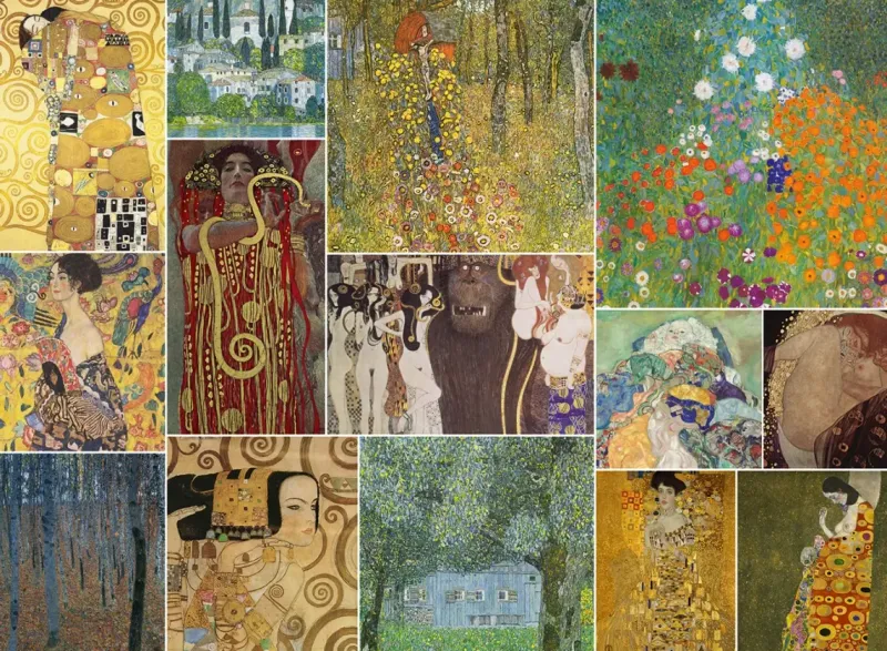 Bluebird Puzzle : Gustav Klimt - Collage (6000)