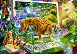 Bluebird Puzzle : Jan Patrik Krasny - Tiger Coming to Life (1500)