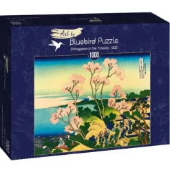 Bluebird Puzzle : Katsushika Hokusai - Shinagawa on the Tokaido, 1832 (1000)