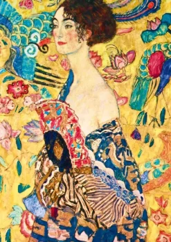 Bluebird Puzzle : Klimt - Lady With Fan, 1918 (1000)