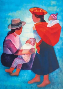 Bluebird Puzzle : Louis Toffoli - Famille Péruvienne, 1986 (1000)