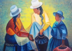 Bluebird Puzzle : Louis Toffoli - Femmes à la Potiche Bleue, 1977 (1000)