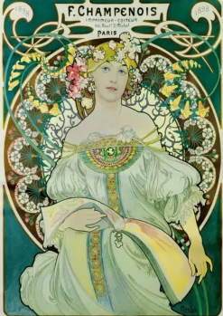 Bluebird Puzzle : Mucha - Daydream, 1897 (1000)