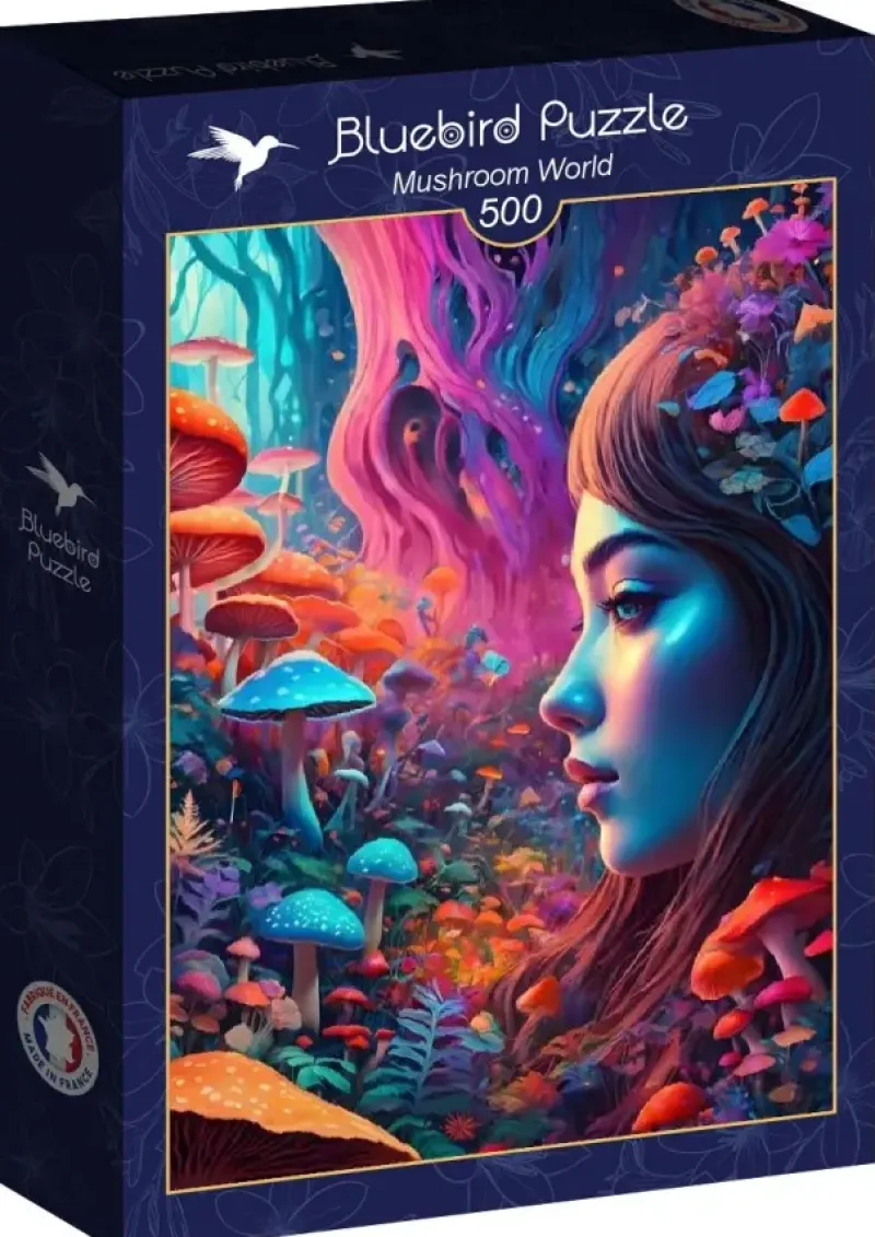 Bluebird Puzzle : Mushroom World (500)