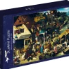 Bluebird Puzzle : Pieter Bruegel the Elder - Netherlandish Proverbs, 1559 (3000)