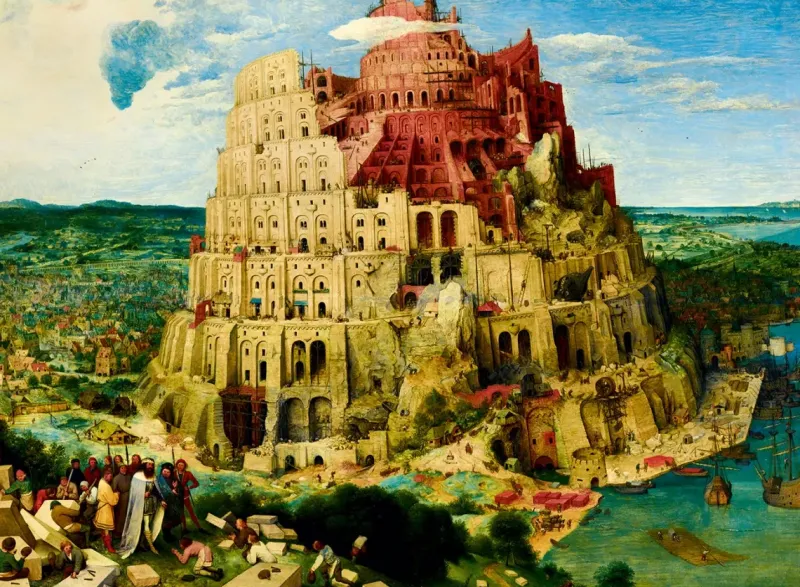 Bluebird Puzzle : Pieter Bruegel the Elder - The Tower of Babel, 1563 (3000)