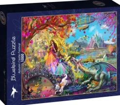 Bluebird Puzzle : Rose Cat Khan - Autumn Castle Festival (1000)