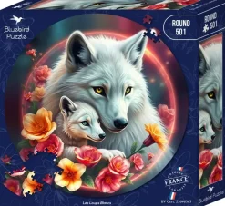 Bluebird Puzzle : Round - Les Loups Blancs (501)