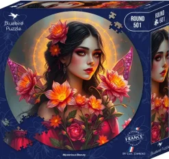 Bluebird Puzzle : Round - Mysterious Beauty (501)