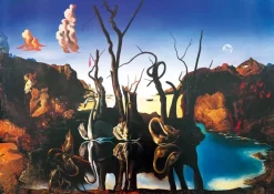 Bluebird Puzzle : Salvador Dali - Swans Reflecting Elephants, 1937 (1000)