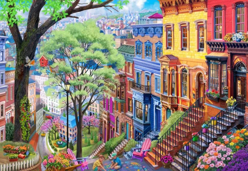 Bluebird Puzzle : Spring Hill (1000)