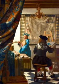Bluebird Puzzle : Vermeer - Art of Painting, 1668 (1000)