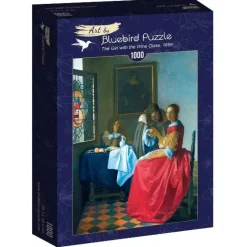 Bluebird Puzzle : Vermeer - The Girl with the Wine Glass, 1659 (1000)