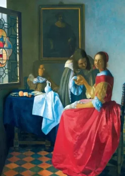 Bluebird Puzzle : Vermeer - The Girl with the Wine Glass, 1659 (1000)