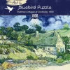 Bluebird Puzzle : Vincent Van Gogh - Thatched Cottages at Cordeville, 1890 (1000)