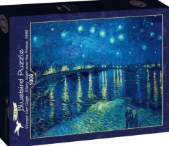 Bluebird Puzzle : Vincent Van Gogh - Starry Night Over the Rhône, 1888 (1000)