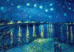 Bluebird Puzzle : Vincent Van Gogh - Starry Night Over the Rhône, 1888 (1000)