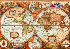 Bluebird Puzzle : Vintage Map (1000)