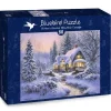 Bluebird Puzzle : Winter's Blanket Wouldbie Cottage (500)