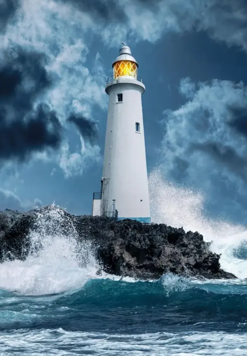 Clementoni : Lighthouse in the Storm (1000)