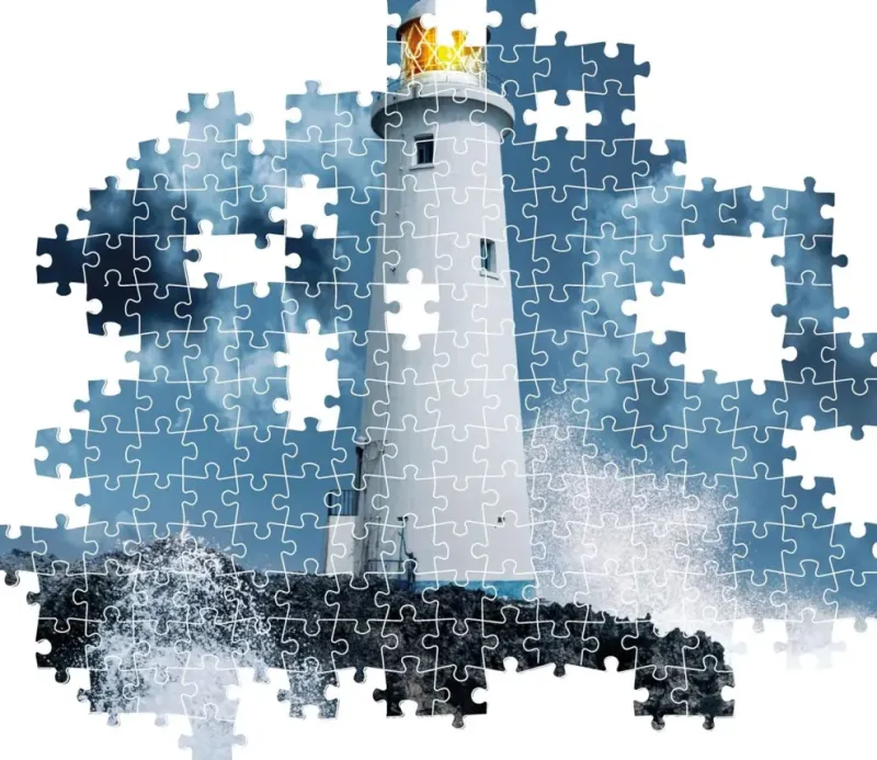 Clementoni : Lighthouse in the Storm (1000)