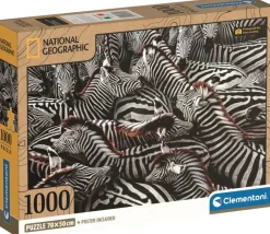 Clementoni : National Geographics - Burchell Zebras (1000)