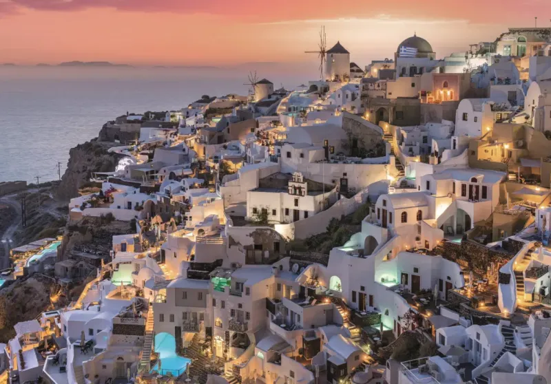 Clementoni : Shades of Santorini (1000)