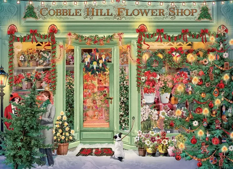 Cobble Hill : Christmas Flower Shop (1000)