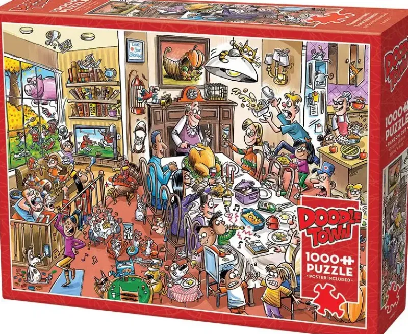 Cobble Hill : Doodle Town - Thanksgiving Togetherness (1000)