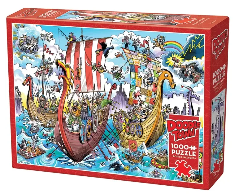 Cobble Hill : Doodle Town - Viking Voyage (1000)