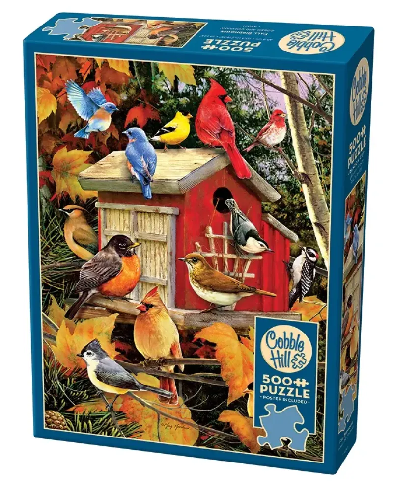 Cobble Hill : Fall Birdhouse (500)
