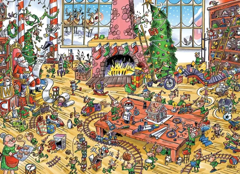 Cobble Hill : Family Pieces - Doodle Town, Elves at Work (350)