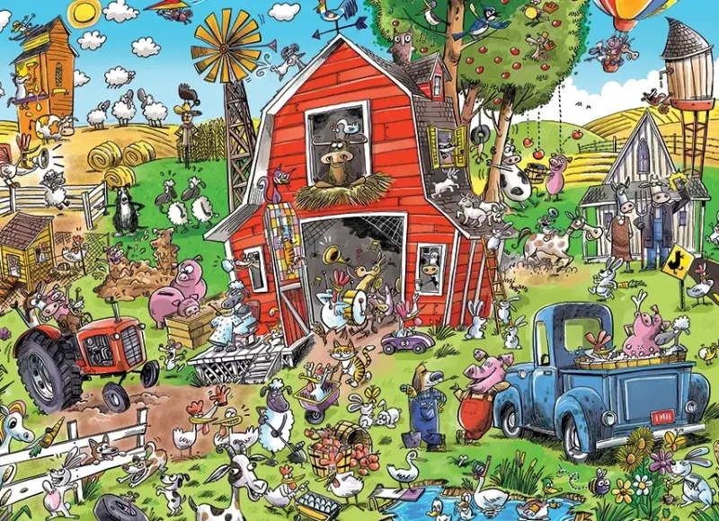 Cobble Hill : Family Pieces - Farmyard Folly (350)