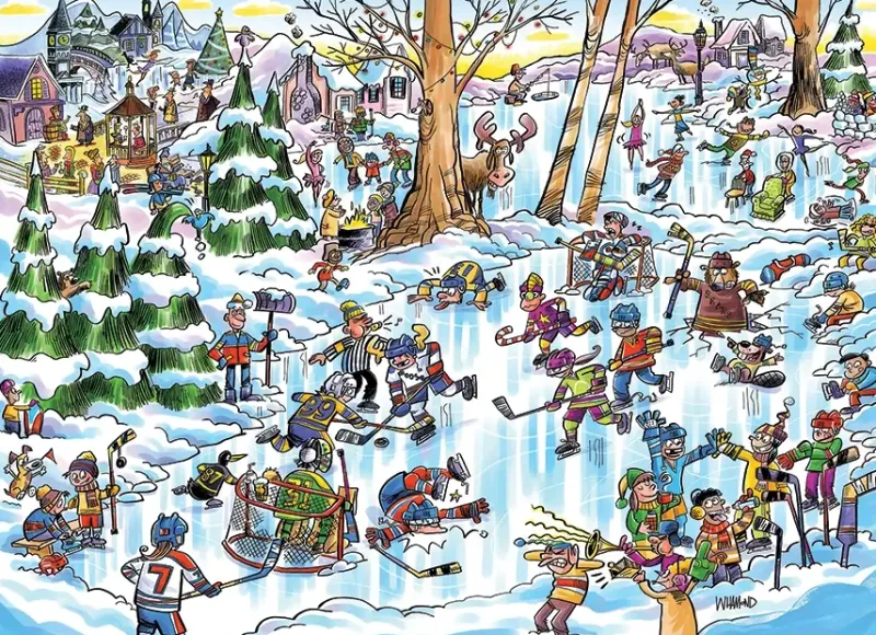 Cobble Hill : Family Pieces - Hockey Town (350)