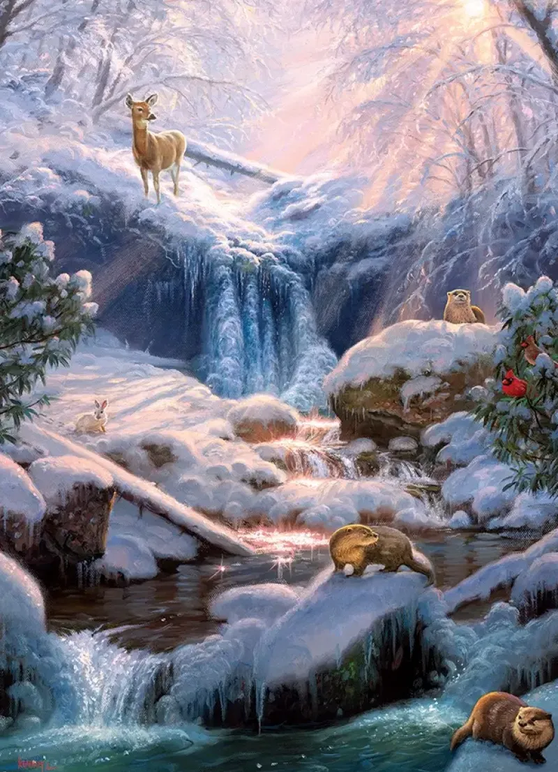 Cobble Hill : Mystic Falls in Winter (1000)