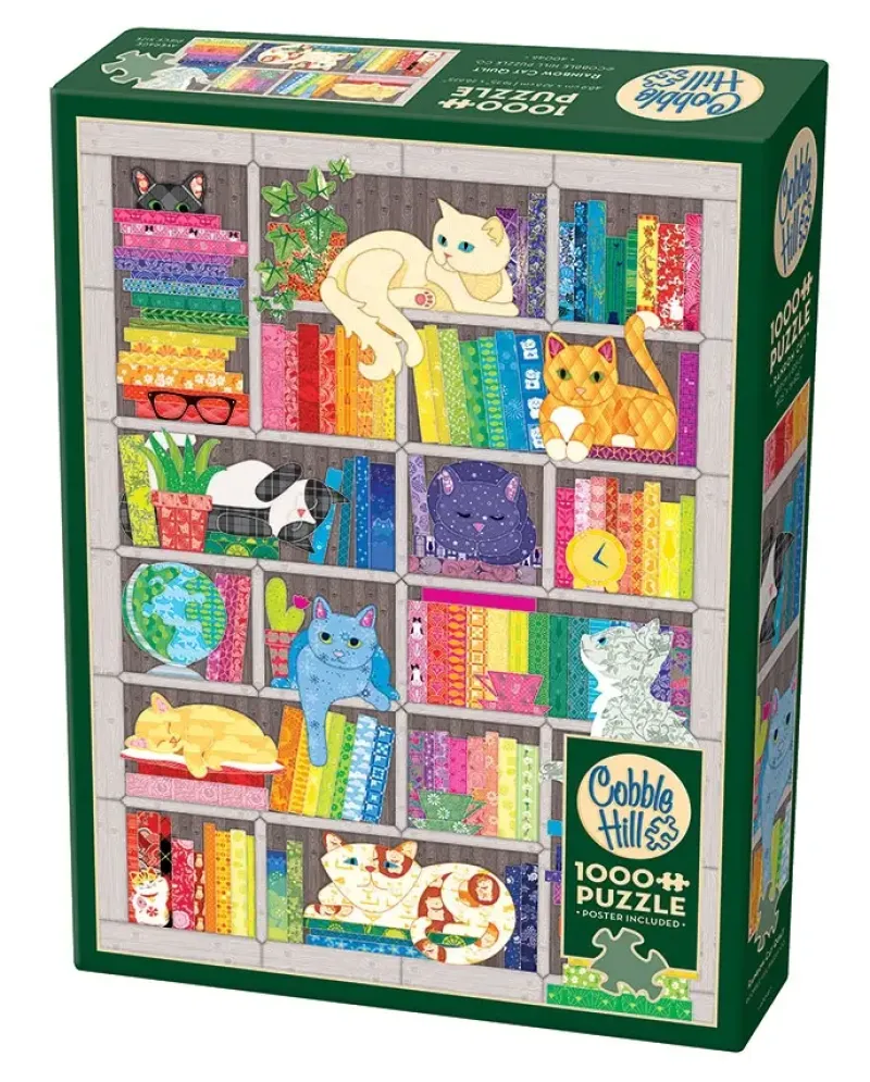Cobble Hill : Rainbow Cat Quilt (1000)