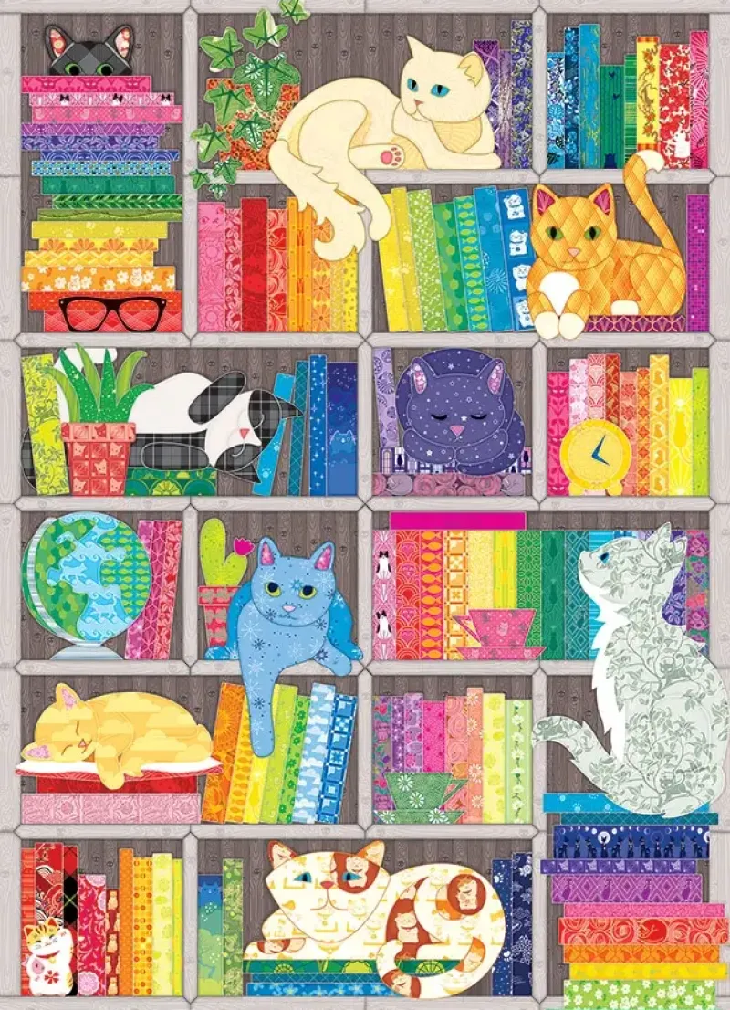Cobble Hill : Rainbow Cat Quilt (1000)