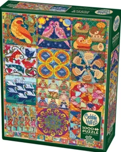 Cobble Hill : Twelve Days of Christmas Quilt (1000)