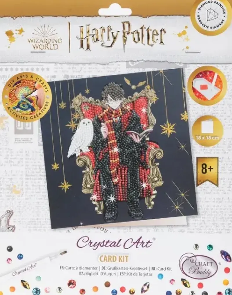 Craft Buddy : Crystal Card Kit - Harry and Hedwig