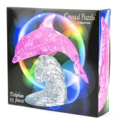 Crystal Puzzle : Dolphin - Pink (95)